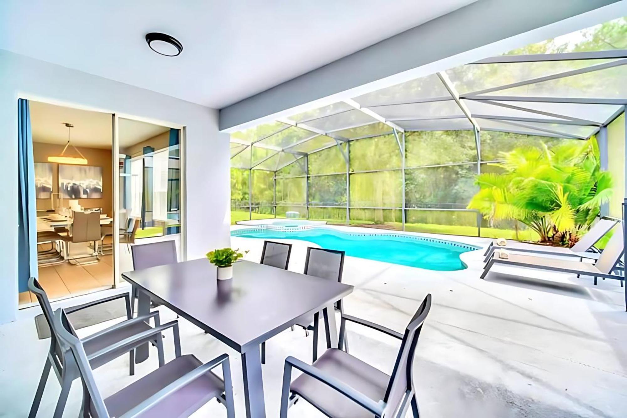 6Br Resort Home Near Disney - With Private Pool Hot Tub And Games Room Кисими Екстериор снимка